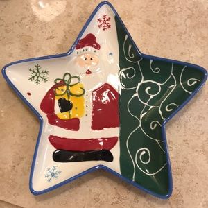 Santa Star plate